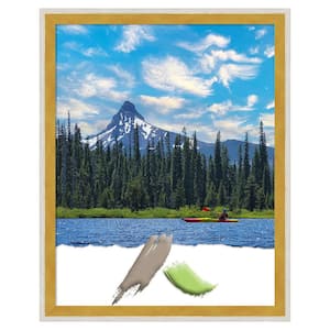 Paige White Gold Wood Picture Frame Opening Size 11x14 in.
