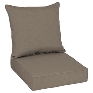 Oak Cliff 24 x 24 Sunbrella Cast Shale Deep Seating Outdoor Lounge Chair Cushion