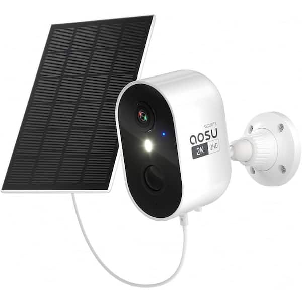 Solar Powered Battery Camera-3MP Colorful Night Vision Battery Security Camera With Unlimited Power Supply
