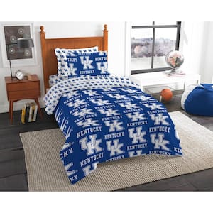 NCAA Multi-Color Rotary Kentucky 5-Pieces Twin Bed in Bag Set
