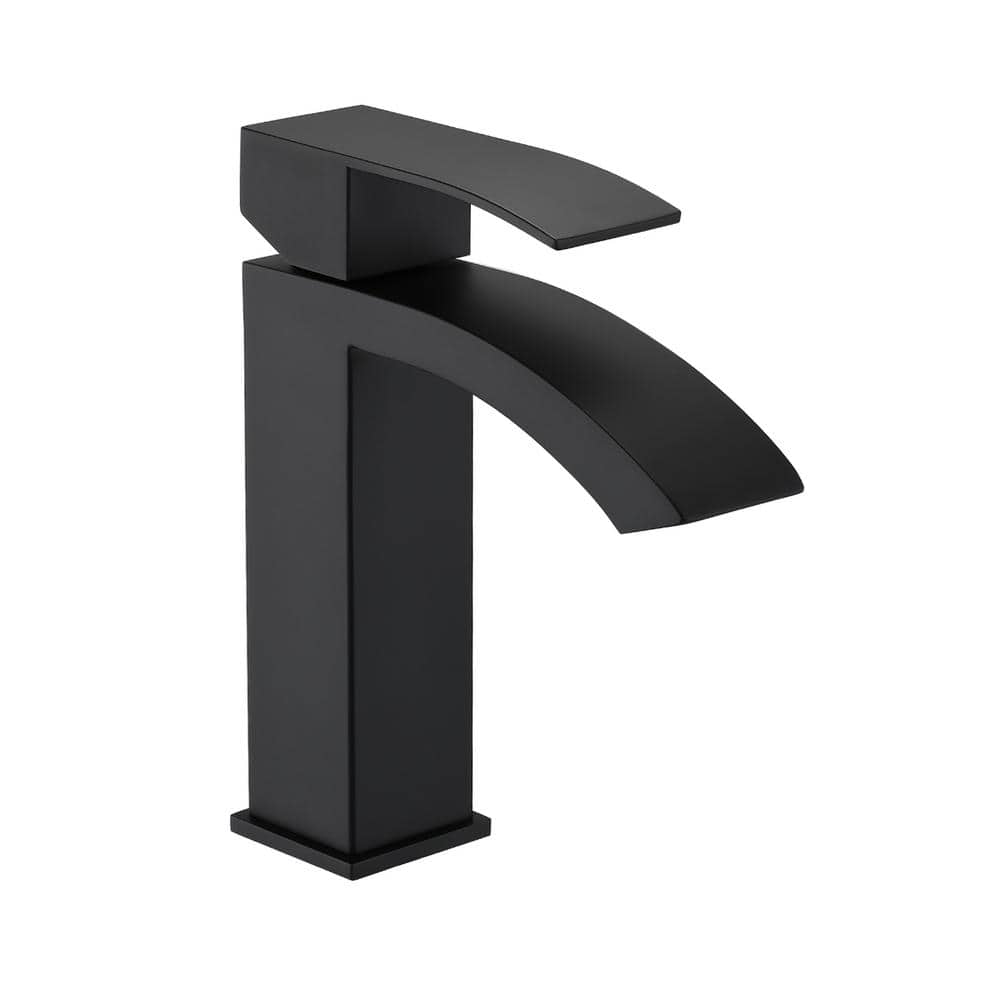 Fapully SingleHandle Single Hole 304 Stainless Steel Bathroom Faucet