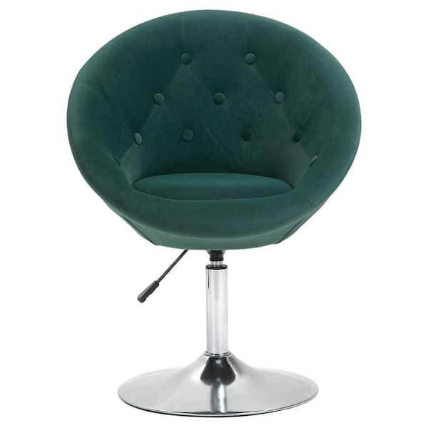 Homcom Green Modern Makeup Vanity Chair, Modern Makeup Vanity Chairs