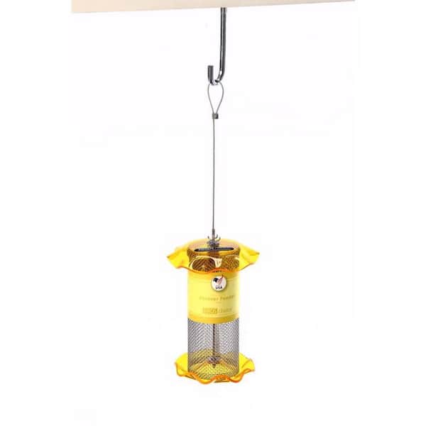 Forever Finch 1 qt. Plastic Magnet Mesh Tube Bird Feeder