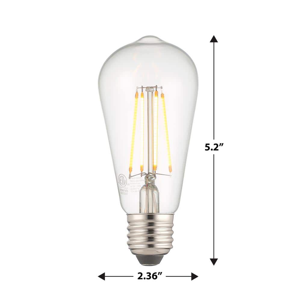 Warm White Dimmable Vintage Style LED Light Bulb