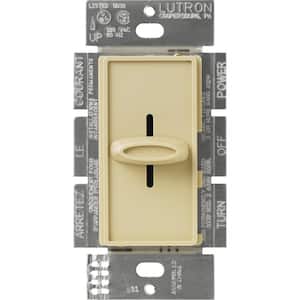 Skylark Dimmer Switch, Slide-to-Off, 1000-Watt Incandescent/Single-Pole, Ivory (S-1000-IV)