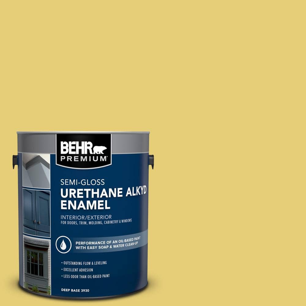 BEHR PREMIUM 1 gal. P3205 Green Papaya Urethane Alkyd SemiGloss