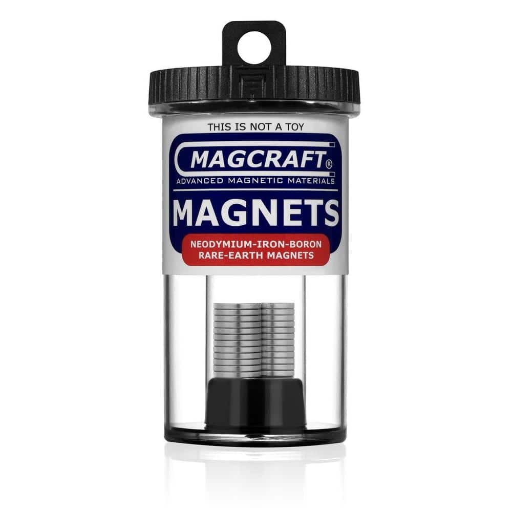 N45 1/2x1/16 Adhesives Neodymium Disc Magnets
