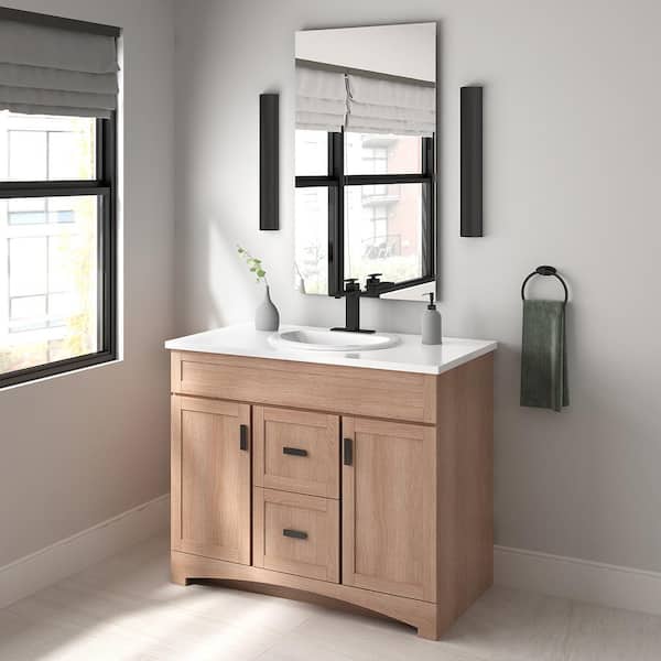 19 in. Drop-In Round Vitreous China Bathroom Sink in White
