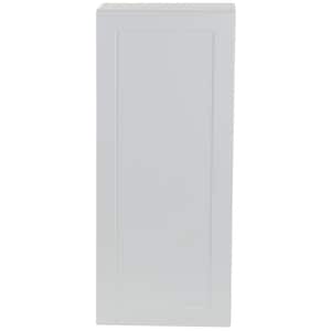 Cambridge White Shaker Assembled Wall Kitchen Cabinet with 1 Soft Close Door (18 in. W x 12.5 in. D x 42 in. H)