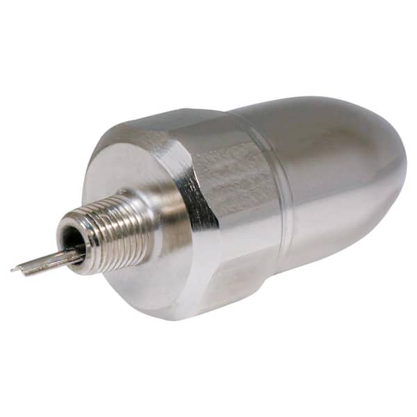 PLUMBFLEX 3/4 in. x 1/2 in. Chrome Straight Steam Air Vent Radiator Valve
