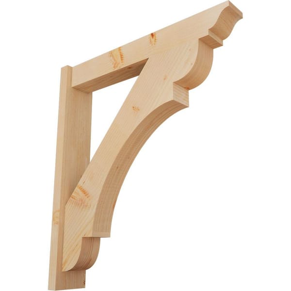 Ekena Millwork 6 in. x 34 in. x 30 in. Douglas Fir Olympic Traditional Smooth Outlooker