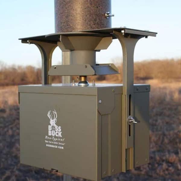 BOSS BUCK - 12-Volt High Torque Motor Hunting Game Feeder with Timer Holder (2-Pack)