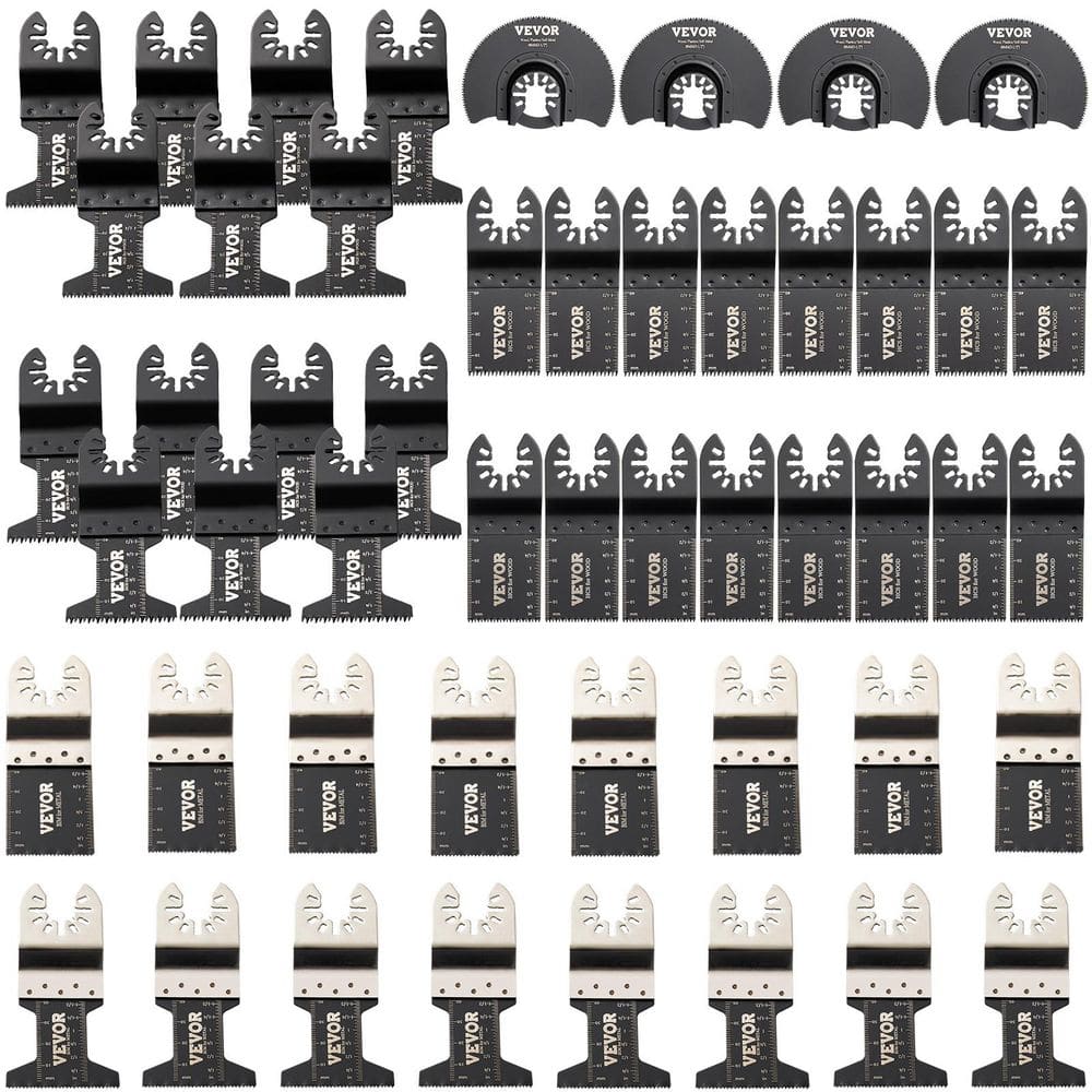 50-Pieces Oscillating Saw Blades Quick Release Multiyool Blade Kit HCS for Dewalt Dremel FeinWorx Bosch Makita Milwaukee price history on PriceWatchPro