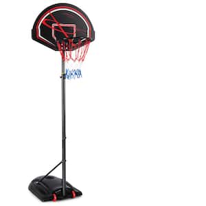 82.8 in. Basketball Hoop System Stand with Wheels Adults and Youth (5.6 ft. x 7.5 ft. Height Adjustable )