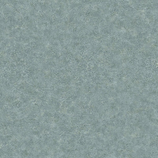 Seabrook Designs Roma Leather Marine Thunderstorm Embossed Vinyl Wallpaper