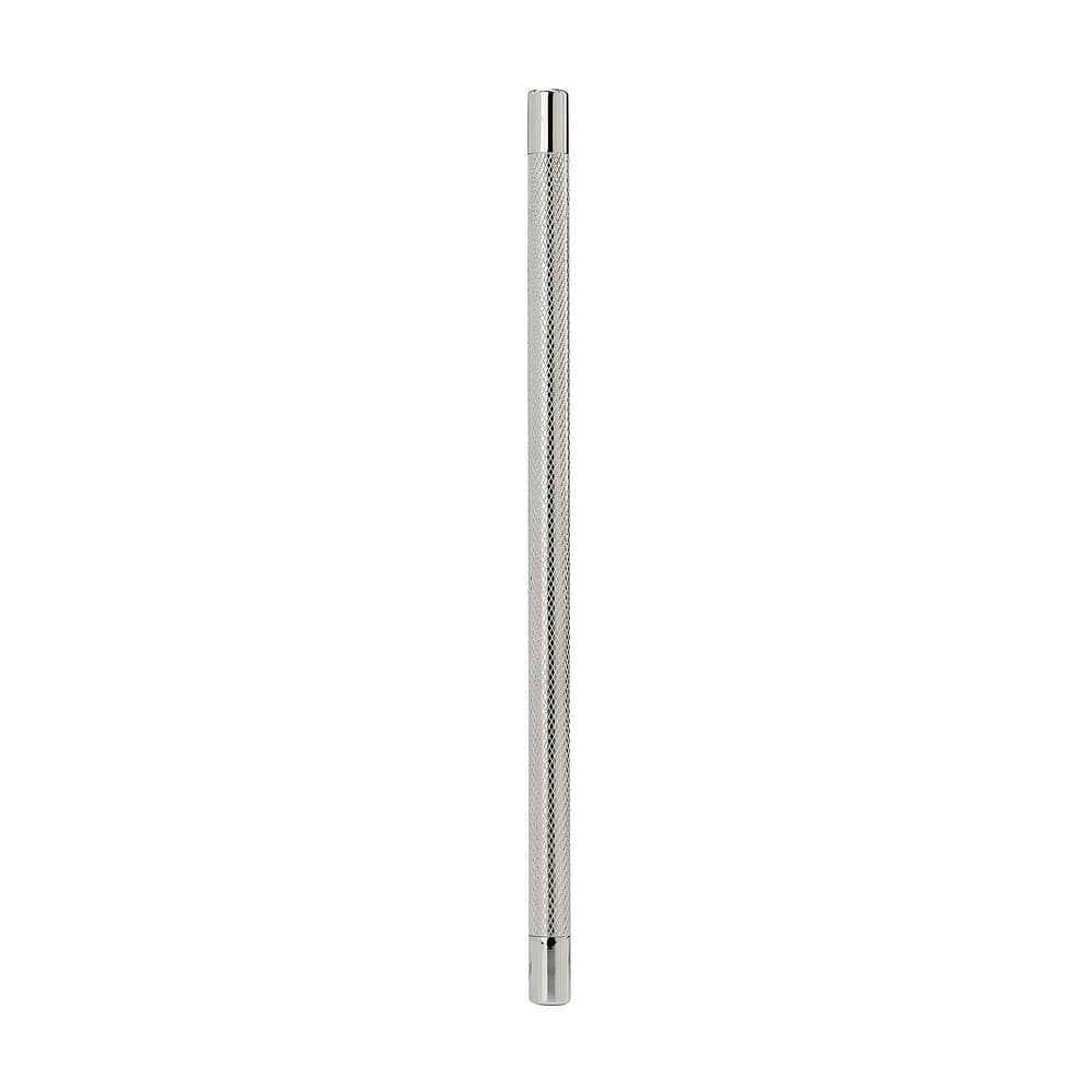Polished Nickel 12-5/8 Inch Bar Cabinet Pull with Mounting Hardware