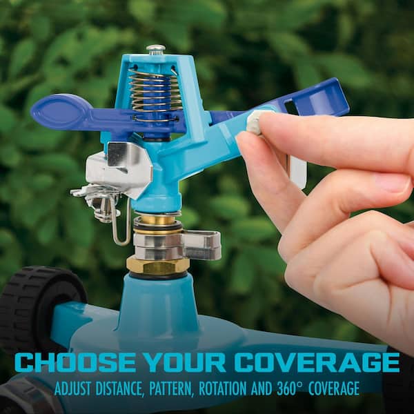 10 in. Indestructible Zinc Impulse 360-Degree Sprinkler