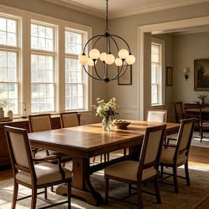 Briignite 3-Light 12 in. Crystal Pendant Light Chrome Chandelier