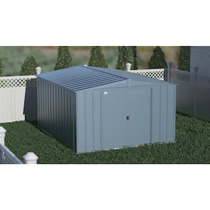 Classic 10 ft. W x 12 ft. D Blue Grey Metal Shed, 115 sq. ft.