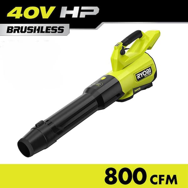 40V HP Brushless Whisper Series 180 MPH 800 CFM Cordless Battery Leaf Blower (Tool Only)