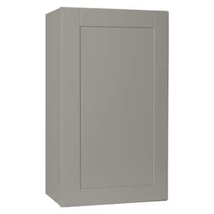 Shaker Assembled 21x36x12 in. Wall Kitchen Cabinet in Dove Gray
