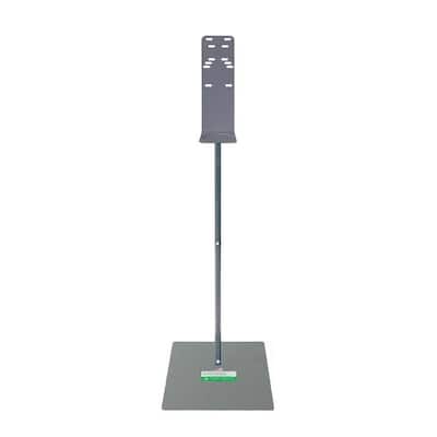 Antimicrobial Hand Sanitizer Dispenser Stand, Gray