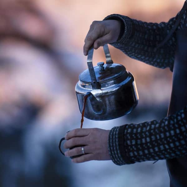 ESPEGARD Campfire Stainless Steel Coffee Kettle 2.5L, Campfire