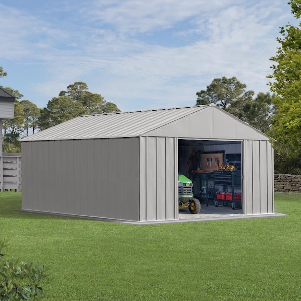 Arrow Classic Storage Shed 14 ft. W x 12 ft. D x 8 ft. H Metal Shed 168 sq. ft.
