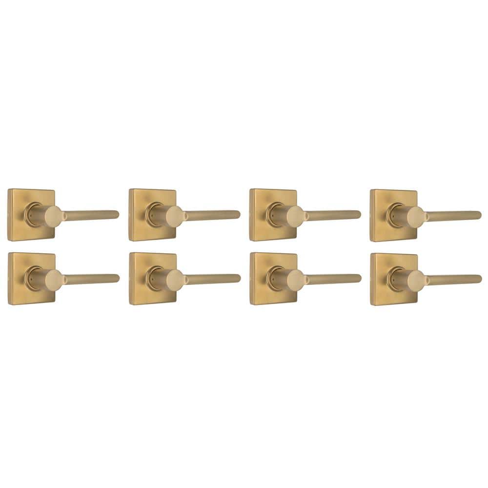 Defiant Tonebridge Brushed Gold Hall/Closet Door Lever with Square