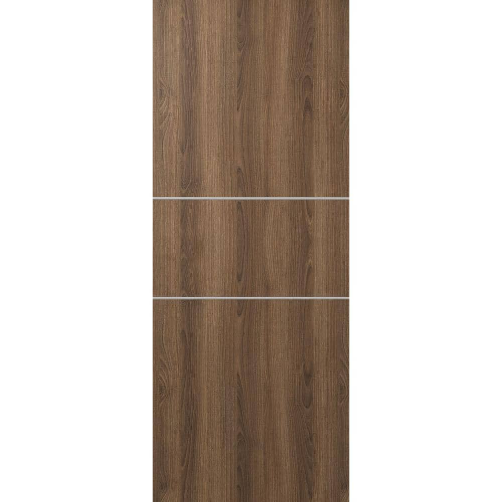 Optima 2 H 34 in. x 80 in. No Bore Pecan Nutwood Solid Composite Core Wood Interior Door Slab price history on PriceWatchPro