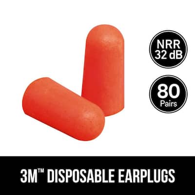 PIP Mega Flare Plus Pre-filled Clear Ear Plug Refill Canister with Red Foam  Earplugs 33dB Noise Reduction Rating (200-Pairs) 267-HPDR910-200 - The Home  Depot