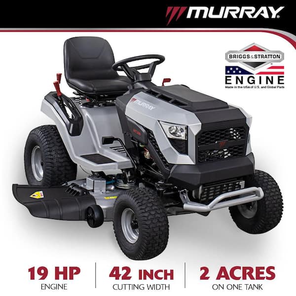 Murray MT200 42 in. 19.0 HP 540cc EX1900 Series Briggs and Stratton Engine Automatic Gas Riding Lawn Tractor Mower