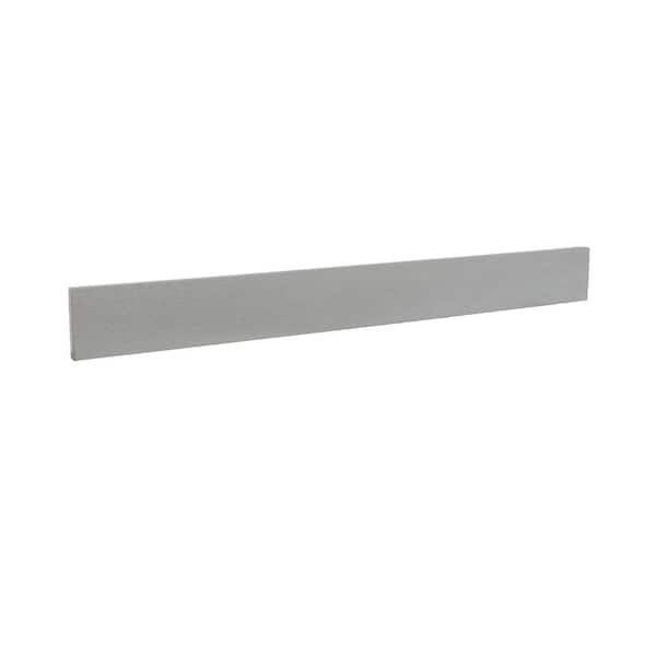 Bellaterra Home 31 in. Concrete Backsplash in Gray for Bathroom Vanity