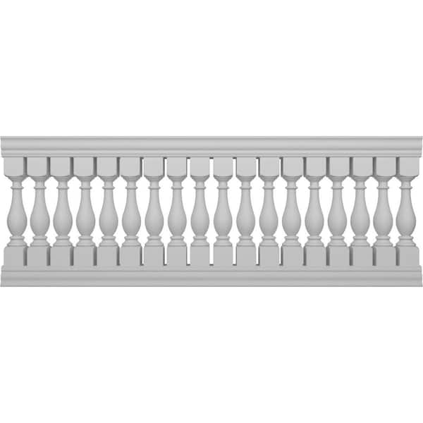 Fiberthane Legacy Balustrade 108 in. L x 42 in. H Fiberglass Railing Kit
