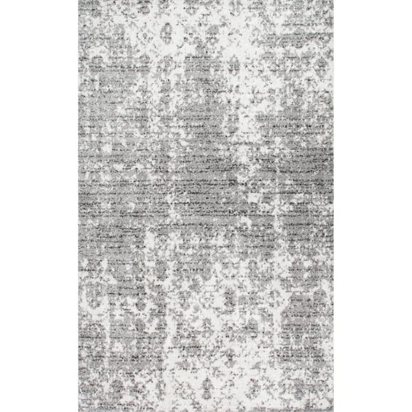 nuLOOM Deedra Misty Contemporary Gray 10 ft. Square Rug
