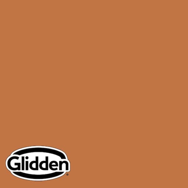 Glidden Premium 5 gal. PPG1200-6 Ginger Root Semi-Gloss Exterior Latex Paint