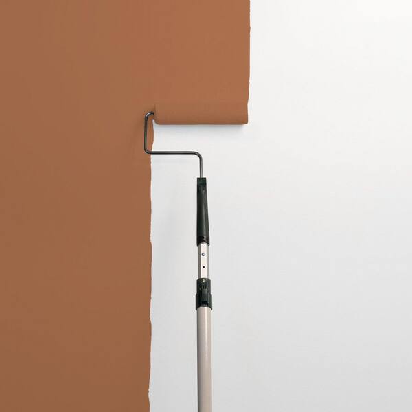 Glidden 8 oz. PPG1069-6 Foxfire Brown Satin Interior Paint Sample