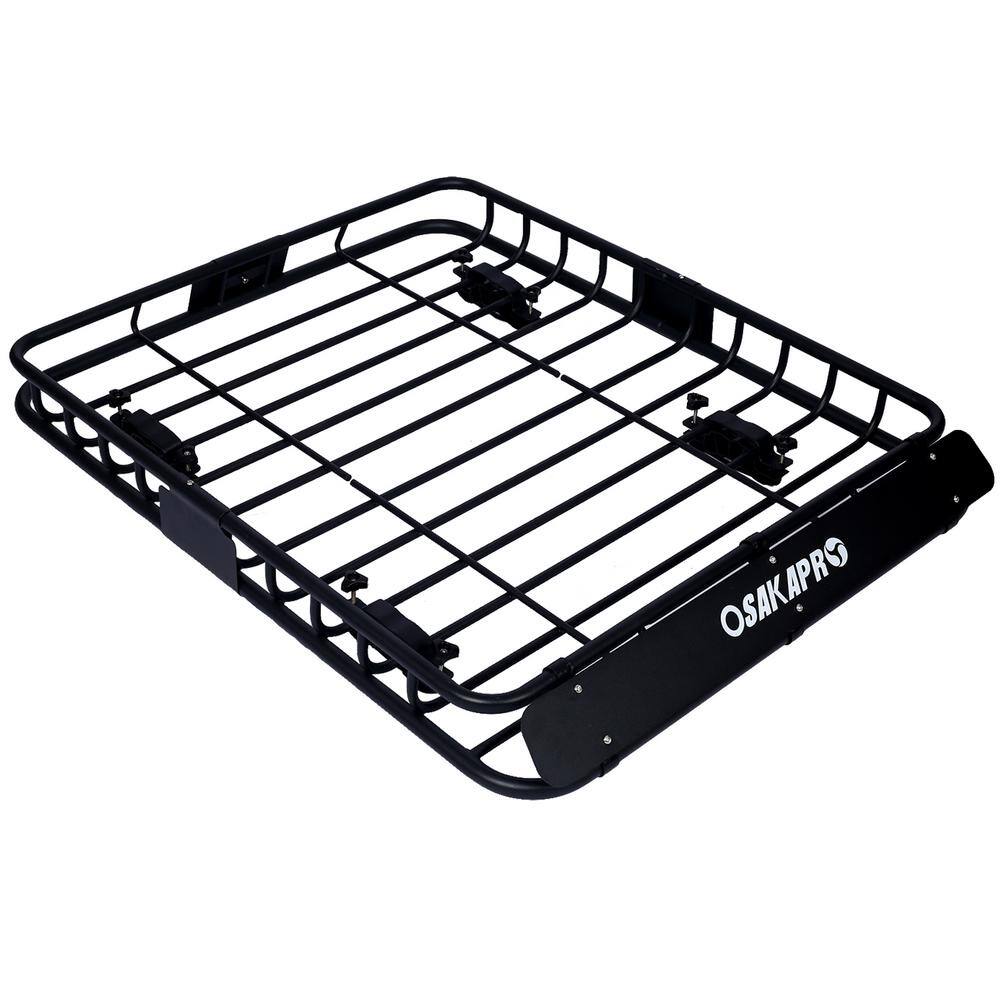 150 lbs. Capacity 42 in. Motoring Roof Rack Cargo Carrier with 2 Pieces 12 ft. Tie-Down Straps price history on PriceWatchPro