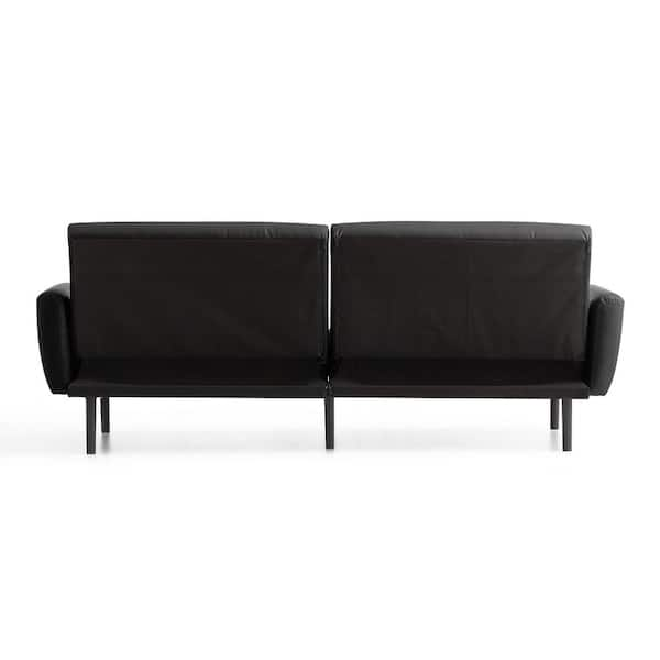 black comfortable futon