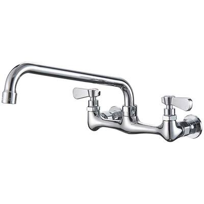 8 in. Widespread - Wall Mount - Kitchen Faucets - Kitchen - The 