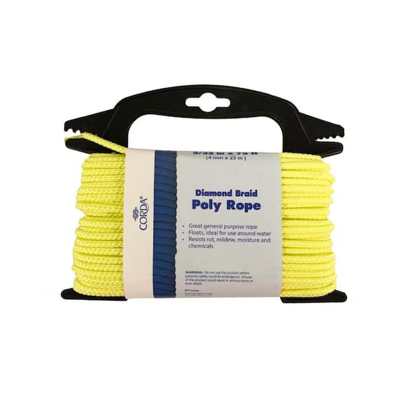 5/32 in. x 900 in. Diamond Braid Poly Non-Wire Rope (Pack of 2)