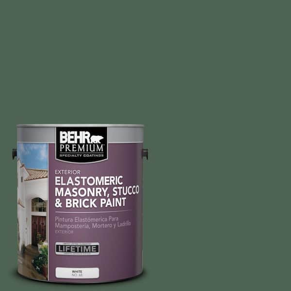 1 gal. #MS-62 Parkside Pines Elastomeric Masonry, Stucco and Brick Exterior Paint