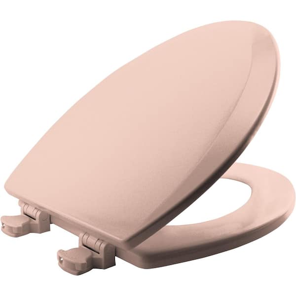 Church Lift-Off Elongated Closed Front Toilet Seat in Venetian Pink