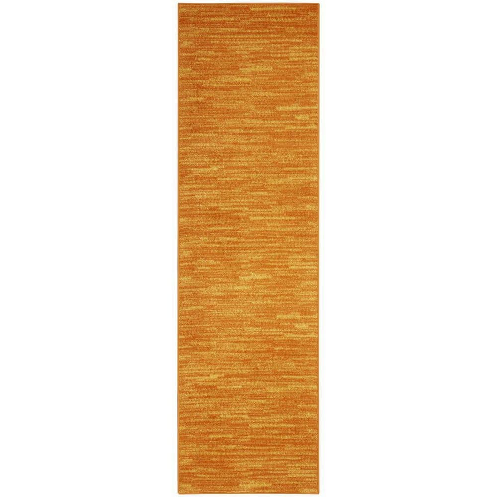 Orange 2 ft. x 8 ft. Woven Polypropylene Indoor/Outdoor Area Rug price history on PriceWatchPro