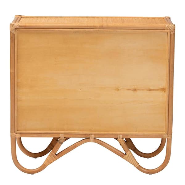 bali & pari Baylor Light Honey Rattan 31.9 in. Storage bali & pari Baylor Light Honey Rattan 31.9 in. Storage