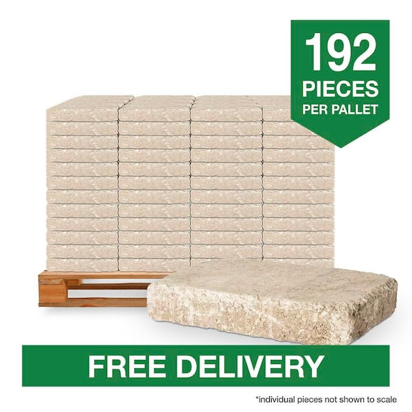 RumbleStone Rec 10.5 in. x 7 in. x 1.75 in. Cafe Concrete Paver (192 Pcs. / 98 Sq. ft. / Pallet)