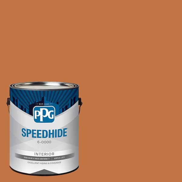1 gal. PPG1200-6 Ginger Root Satin Interior Paint