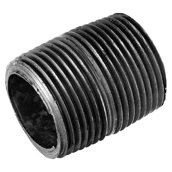 STZ 3/8 in. x Close Black Steel Pipe Nipple