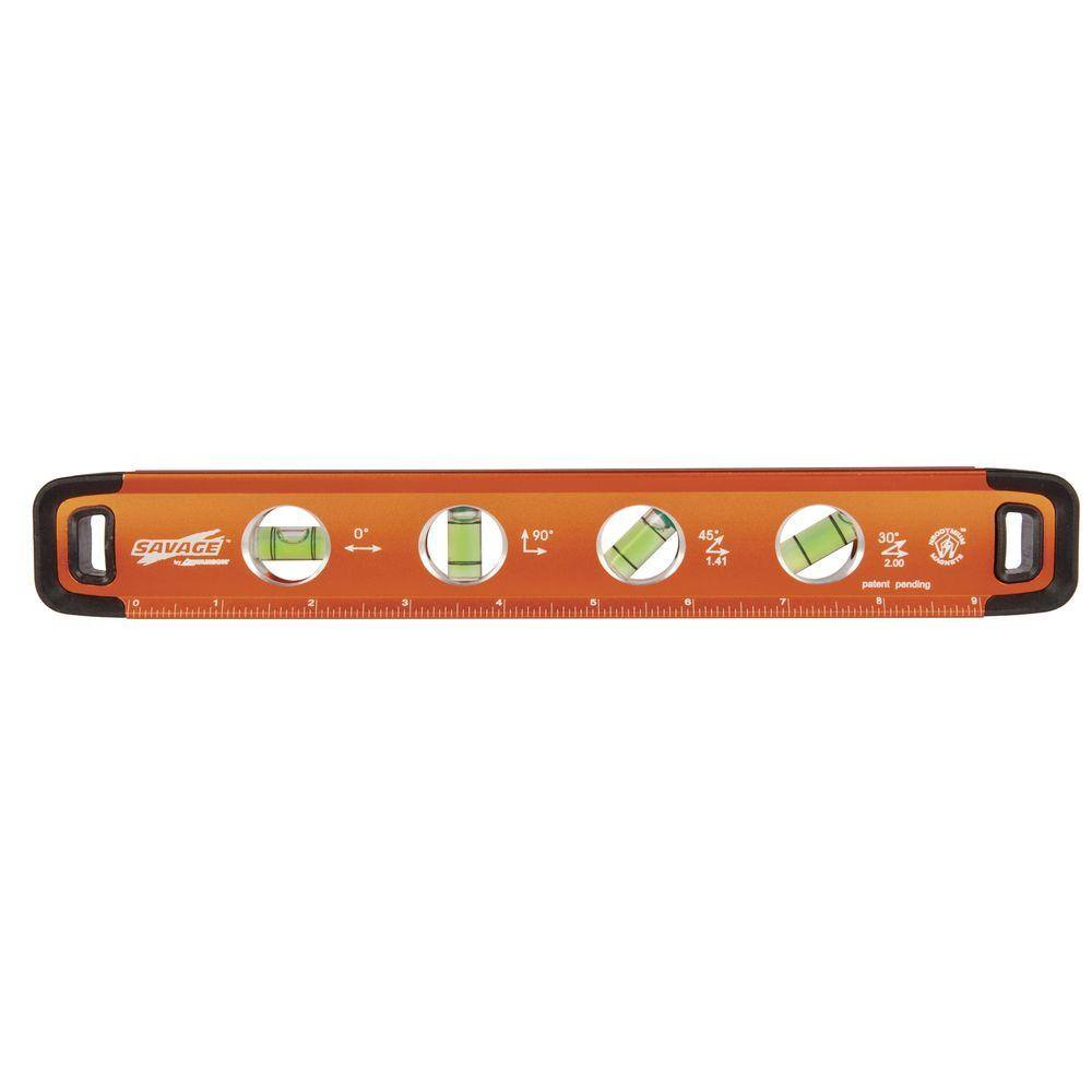 Savage Torpedo Level Leveling Measuring Tool 9 Inch Highly Durable Quality NEW 