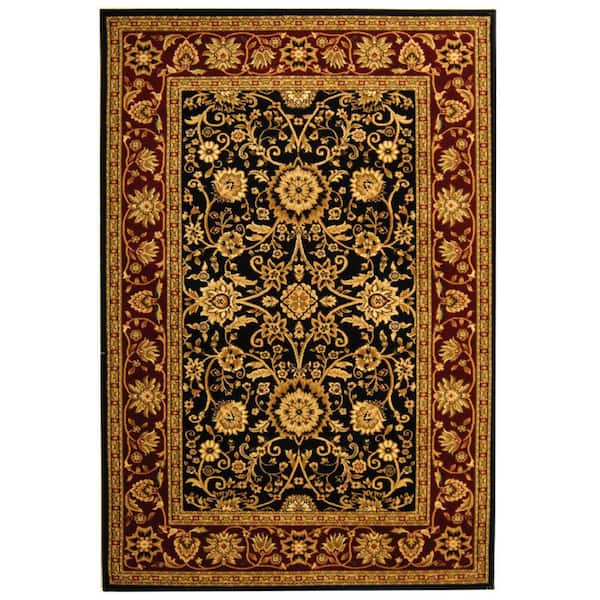 Lyndhurst 6 ft. x 8 ft. Black/Red Persian Area Rug